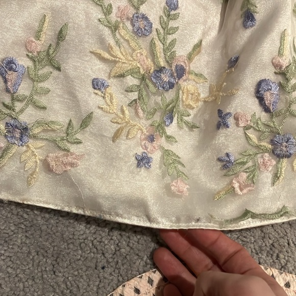 Floral White Easter Dress with Accessories 🐣 🐰 👒 👗 - Picture 7 of 15